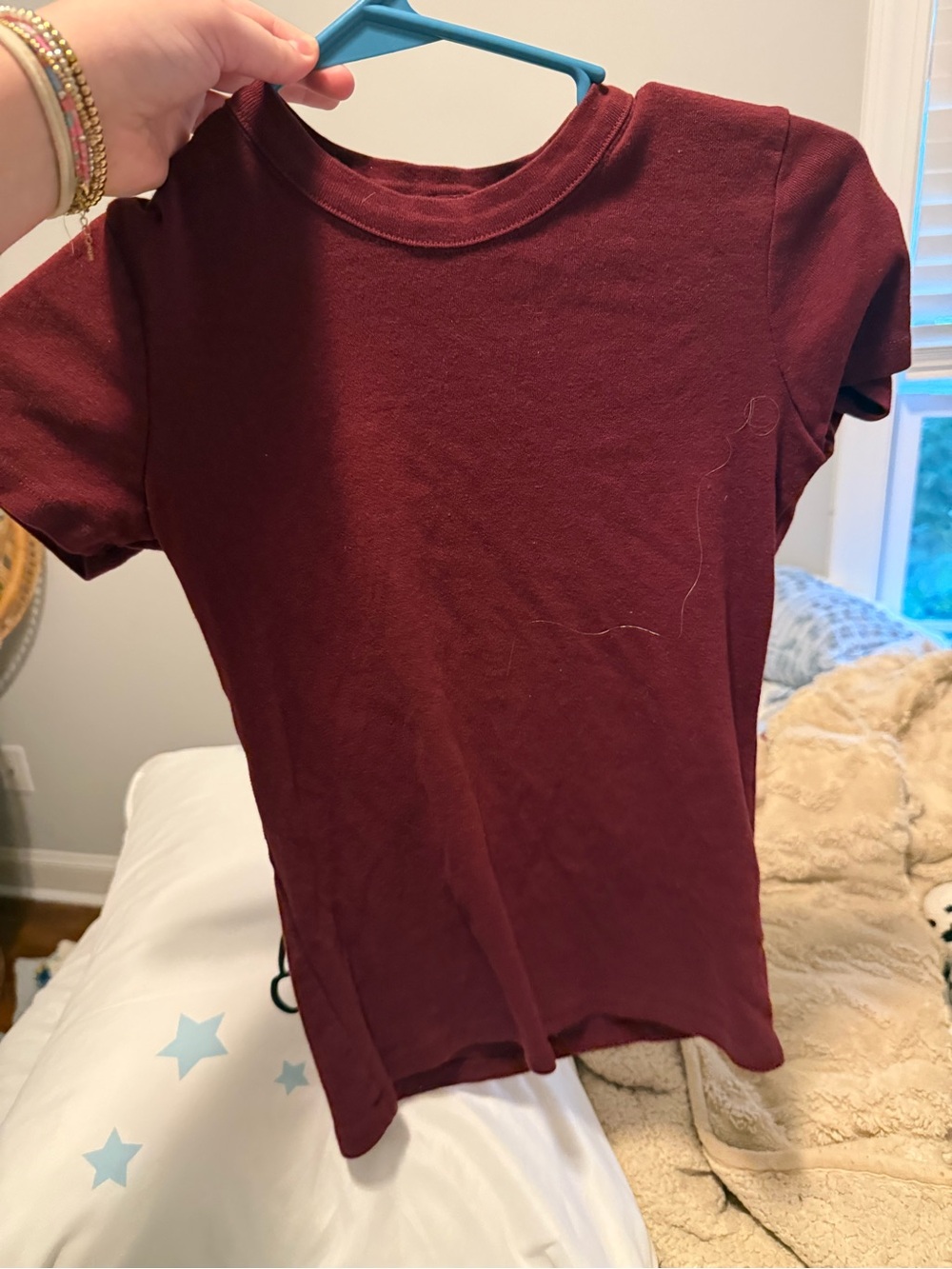 Brandy Melville Shirt - Burgundy